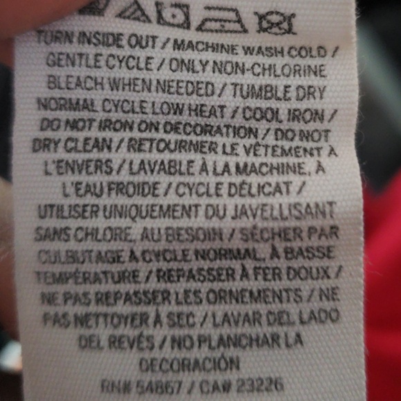 SALE PINK Victoria's Secret Color Block Flower Tee - Picture 4 of 4